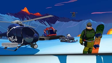 игра Snowboarding для телефона