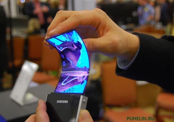 Galaxy Note 2 с гибкий дисплей