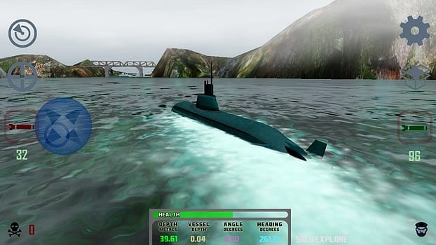 Игра 3D Submarine Sim MMO для телефона