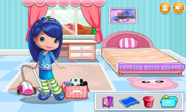игра для девочек Clean House for Kids